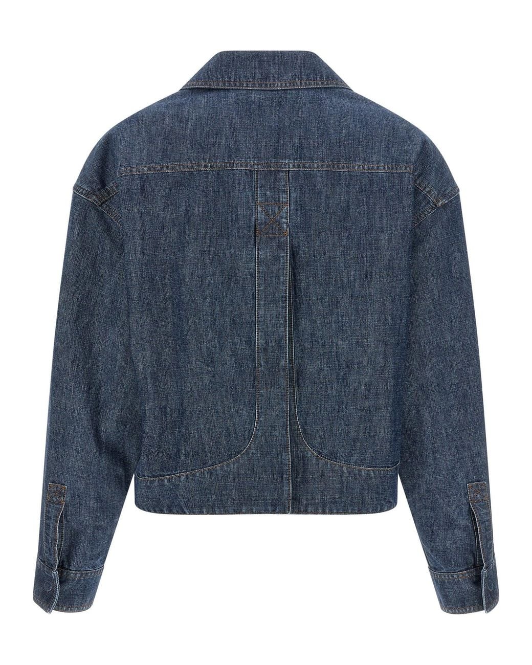 Fendi Blue Chambray Denim Jacket