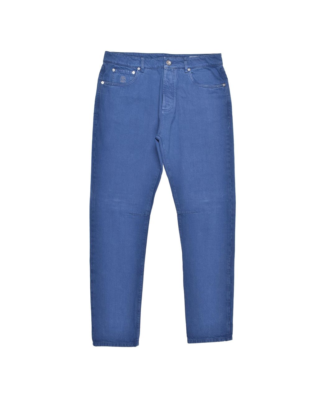 Brunello Cucinelli Blue Leisure Fit Trousers for men