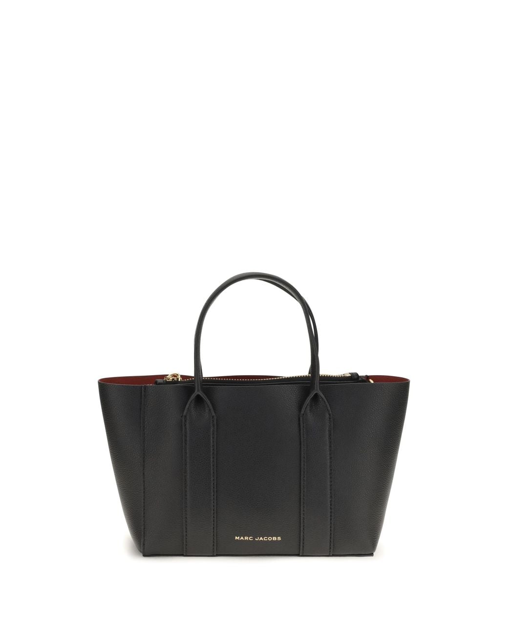 Marc Jacobs Black Pop J The Small Work Tote Calf Leather Bos Taurus
