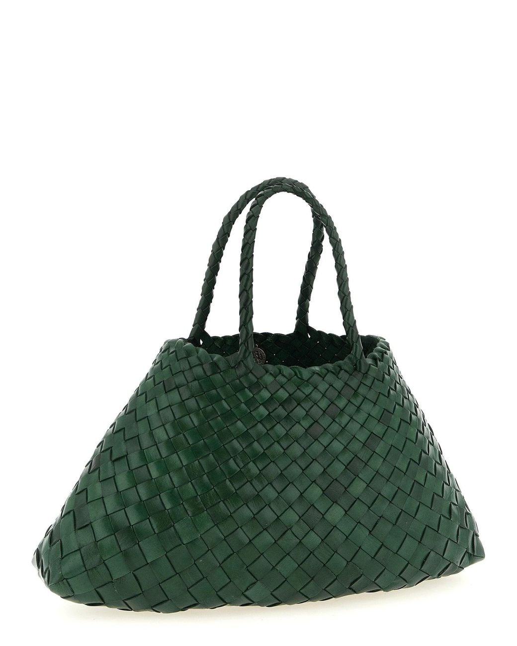 Dragon Diffusion Green Santa Croce Shoulder Bag