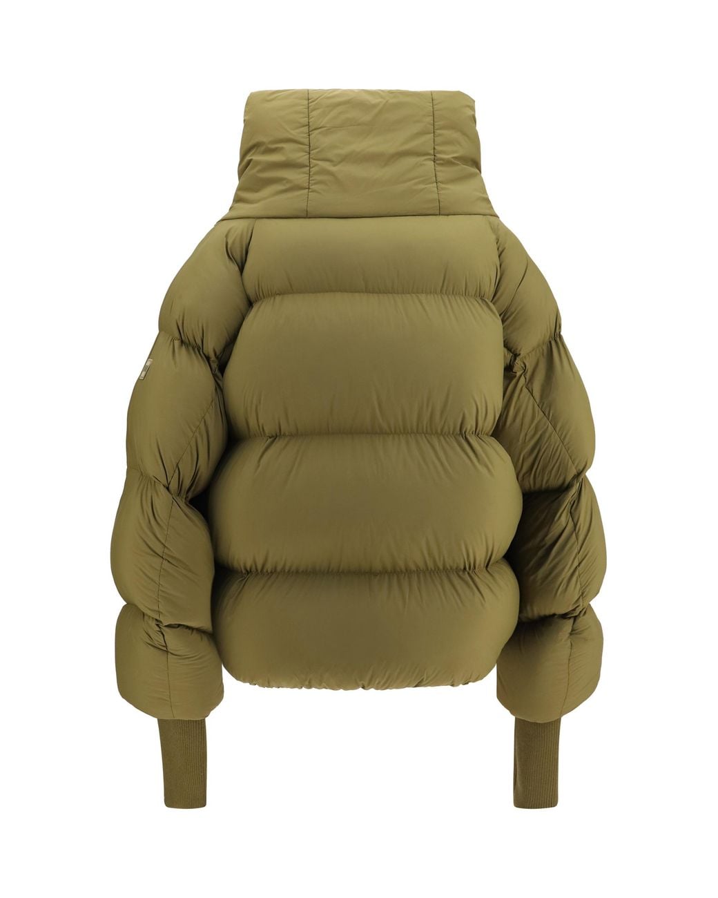 Ganni Green Future Puffer Jacket Coat