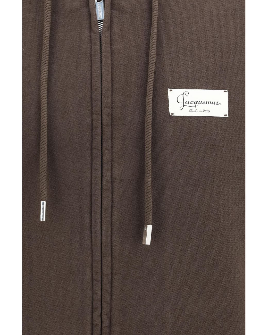 Jacquemus Brown Le Montaigne Hooded Sweatshirt Cotton Sweater for men