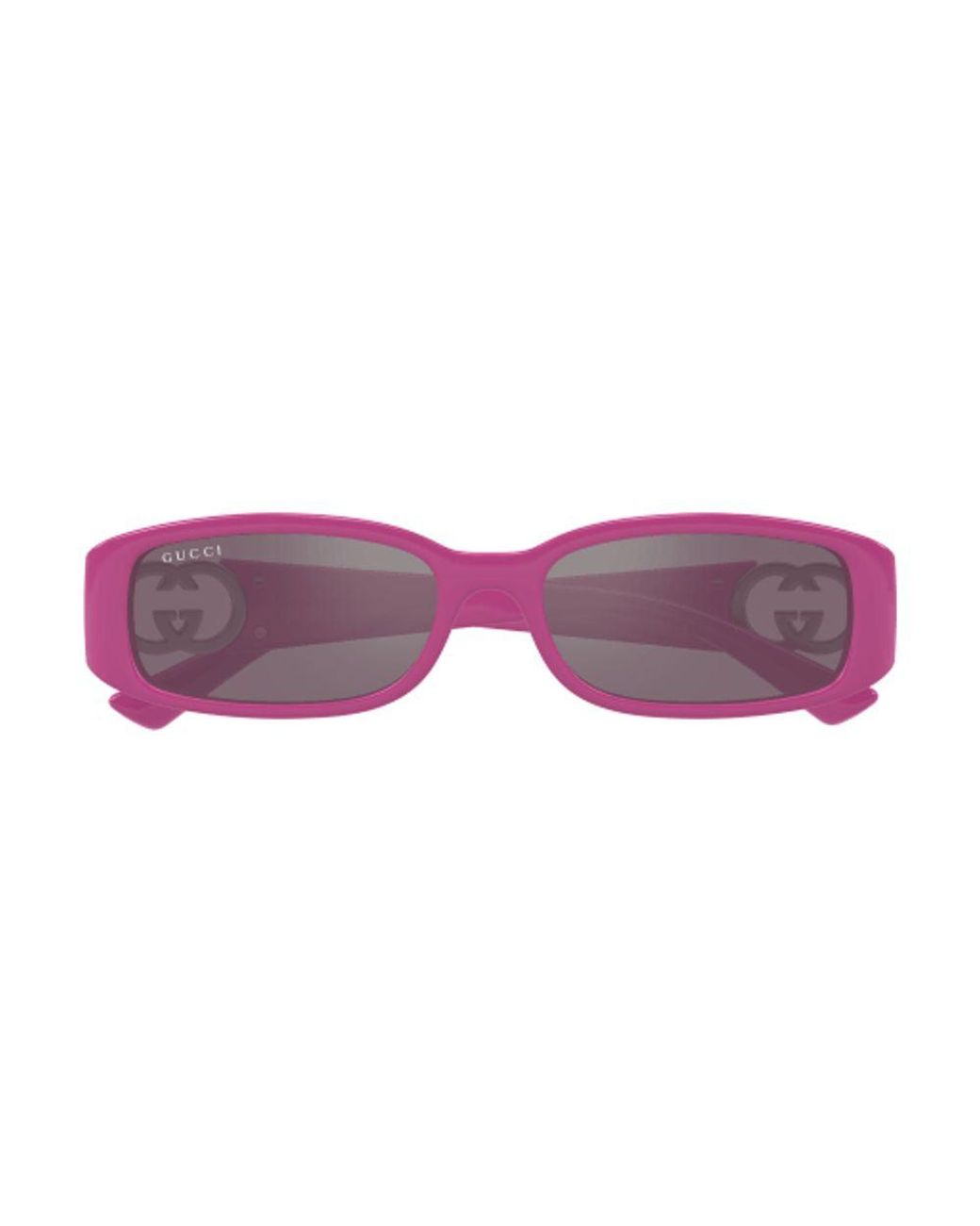 Gucci Purple Gucci Eyewear Gg1661S Rectangular Frame Sunglasses