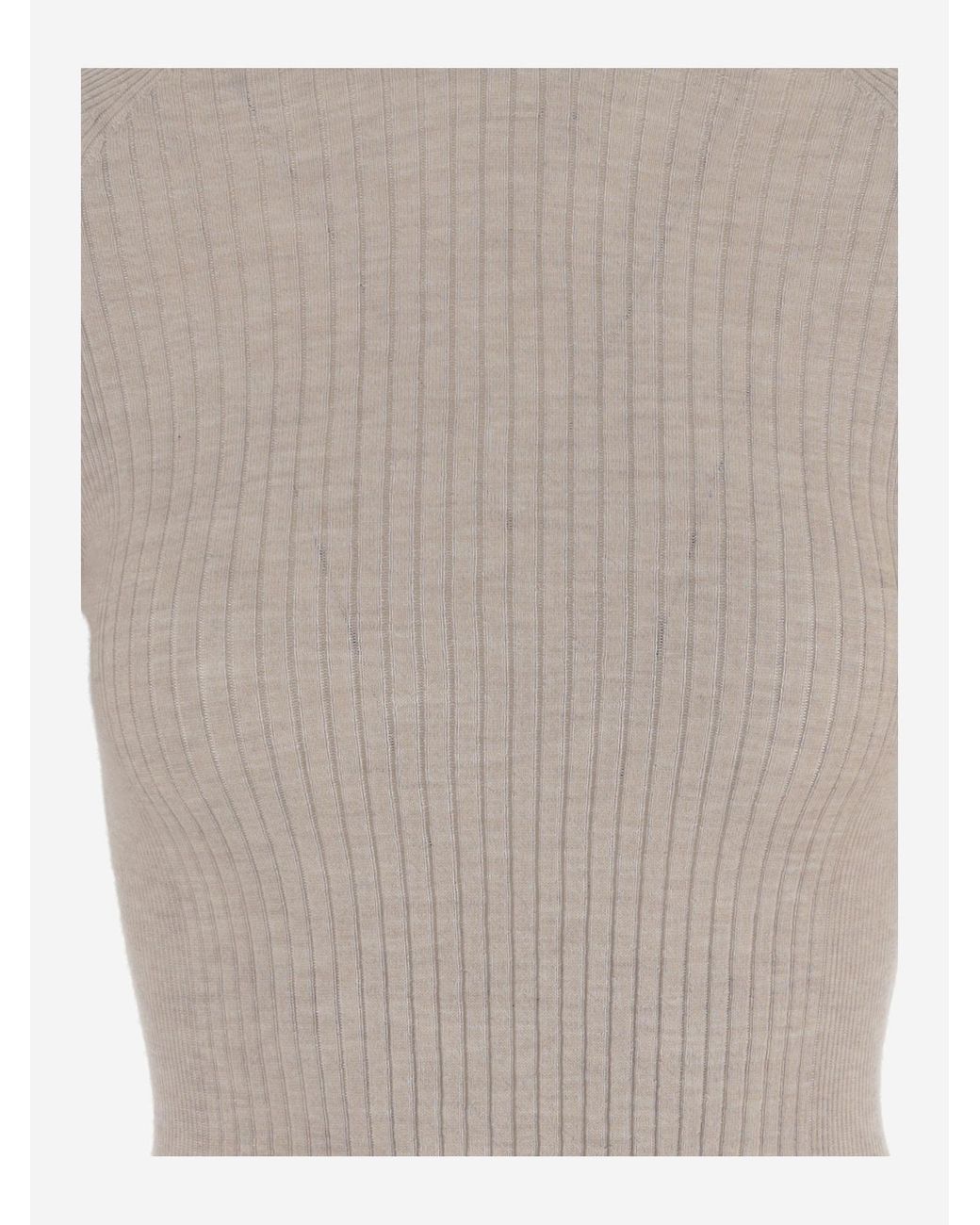 Sa Su Phi Brown Cashmere And Silk Knit Knitwear