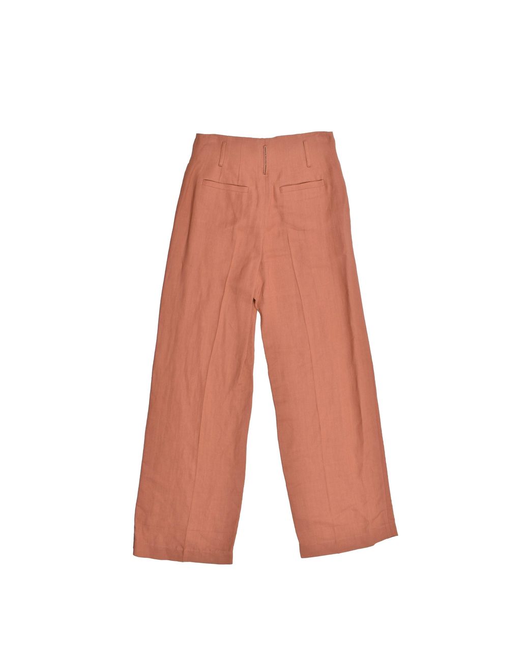 Brunello Cucinelli Pink Clay Wide Leg Trousers