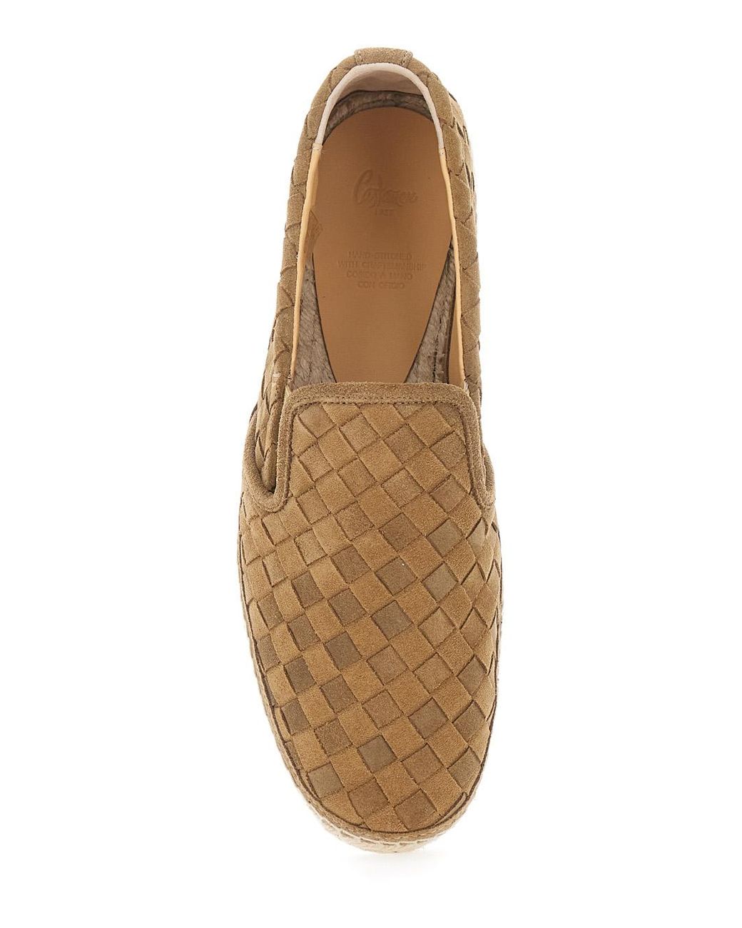 Castaner Brown Woven Loafers for men
