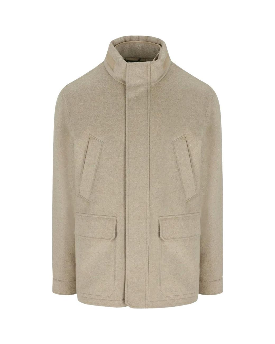 Zegna Natural Saharan Cashmere Jacket for men