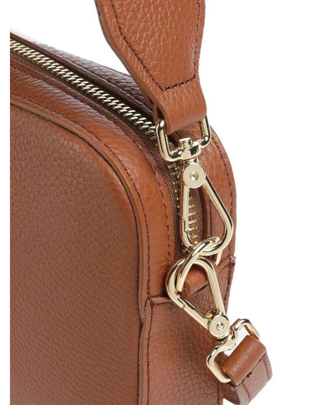 Coccinelle Brown Shoulder Bag Cowhide