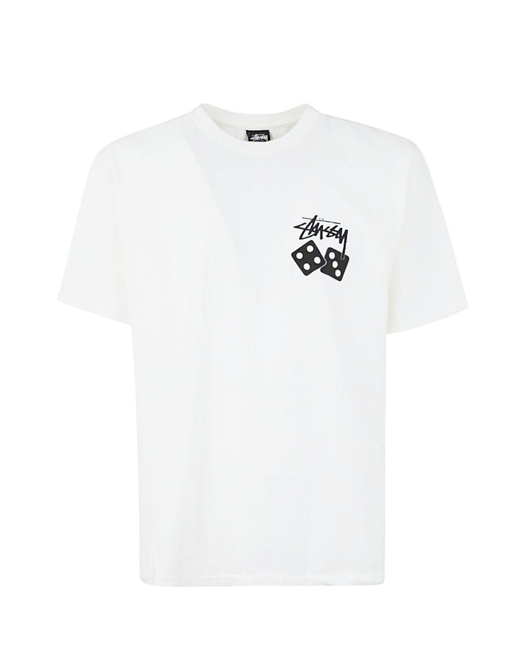 Stussy Dice Dyed Tee Clothing in White for Men | Lyst