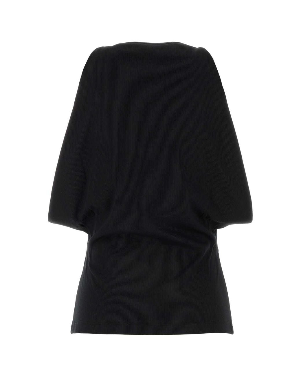 McQueen Black Alexander Mcqueen Ribbed Cotton Sweater