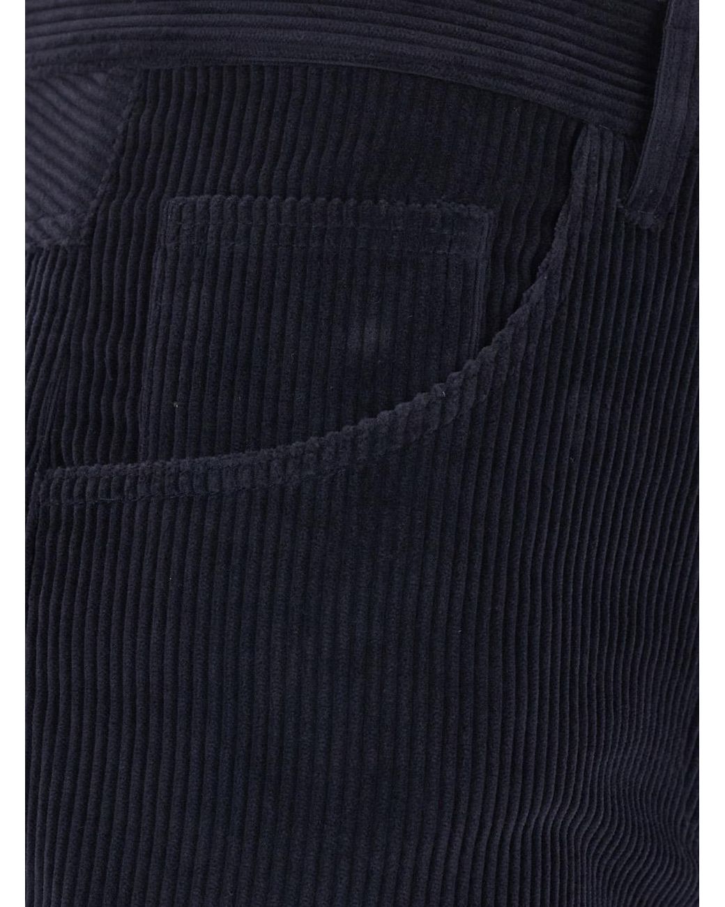 Semicouture Blue Corduroy Trousers