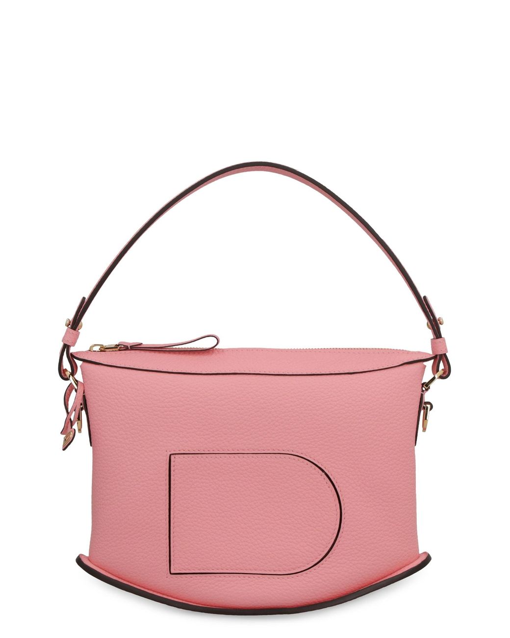 Pre-owned Delvaux Pin Leather Handbag In Pink