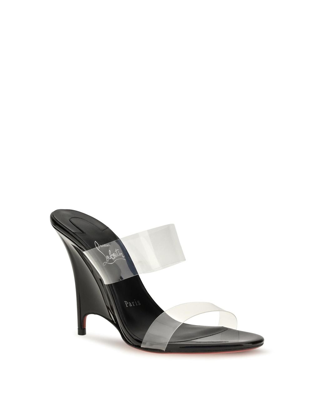 Christian Louboutin White Solo Zee Mules