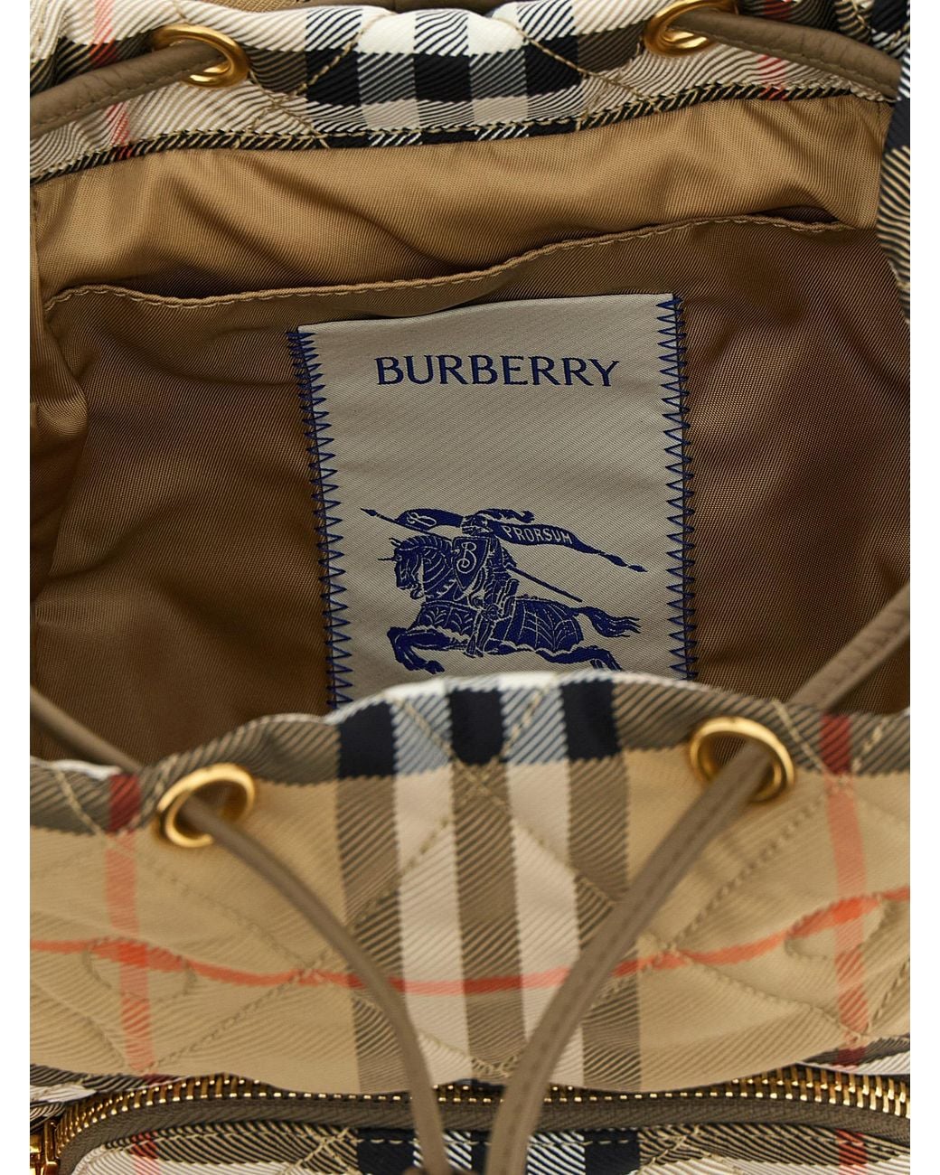 Burberry Natural Polyamide Backpack