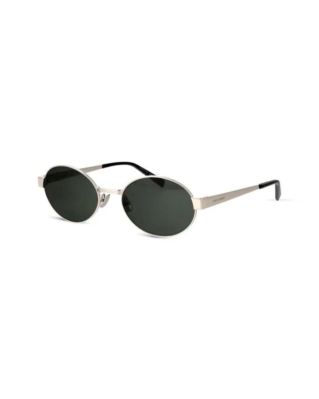 Saint Laurent Multicolor Saint Laurent Eyewear Sl692 Metal Oval Sunglasses