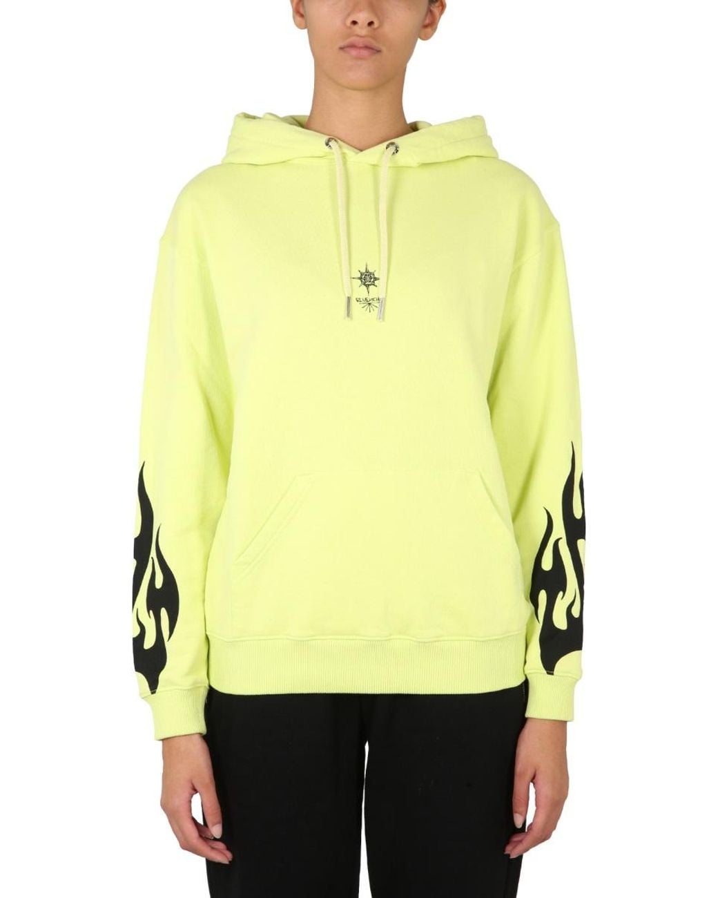 Givenchy Yellow Sacred Heart Hoodie Sweatshirts