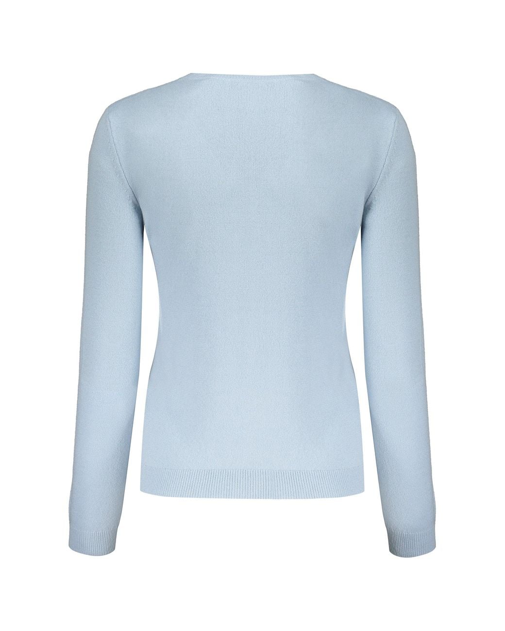 Valentino Blue Light Wool Sweater Sky Clothing