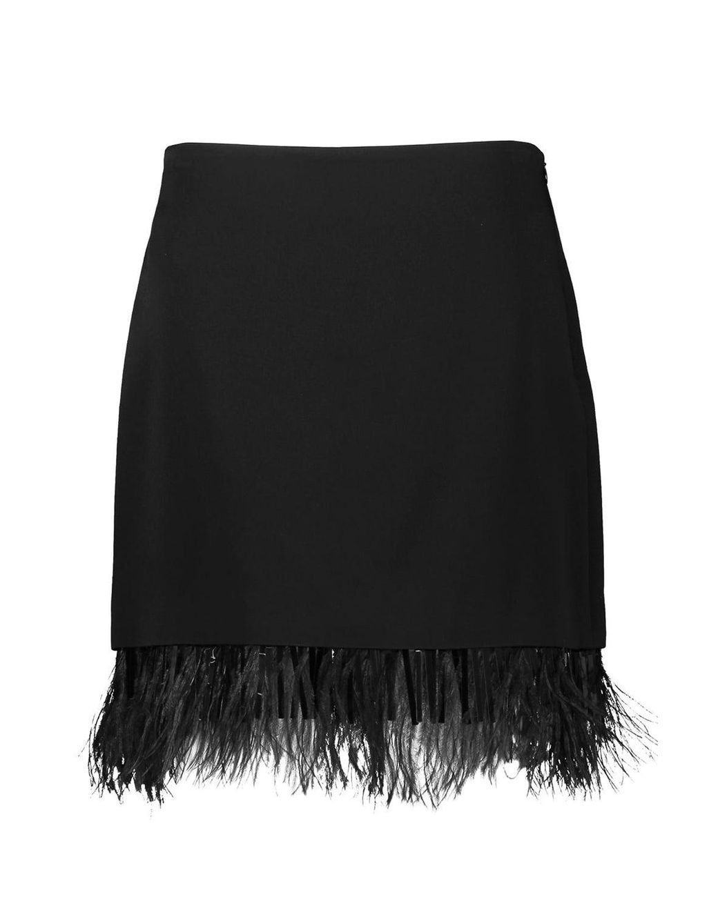 Brunello Cucinelli Black Acetate Mini Skirt