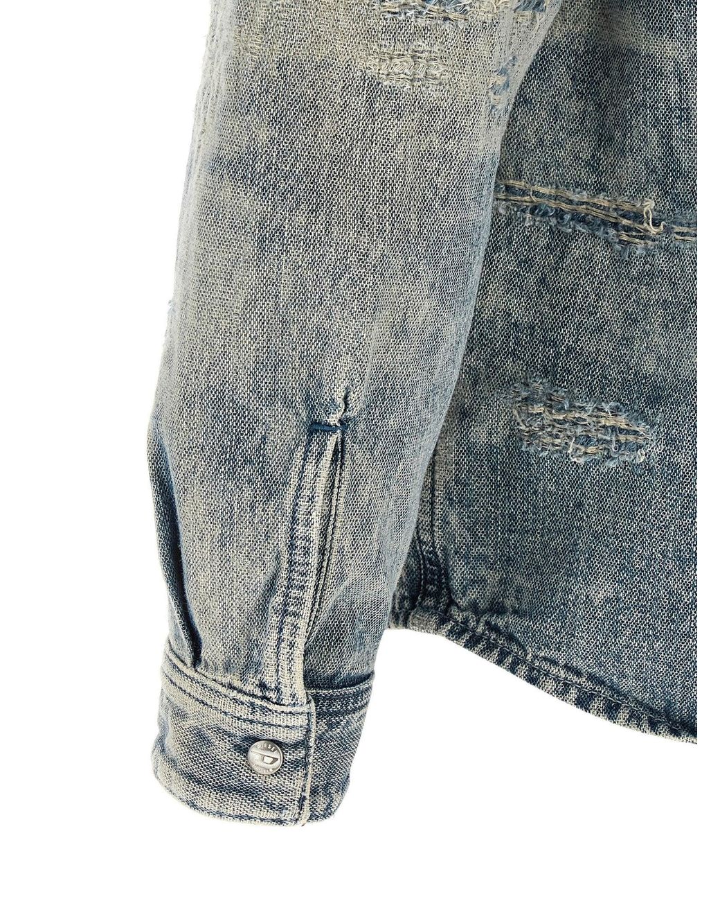 DIESEL Gray D-Simply Shirt for men