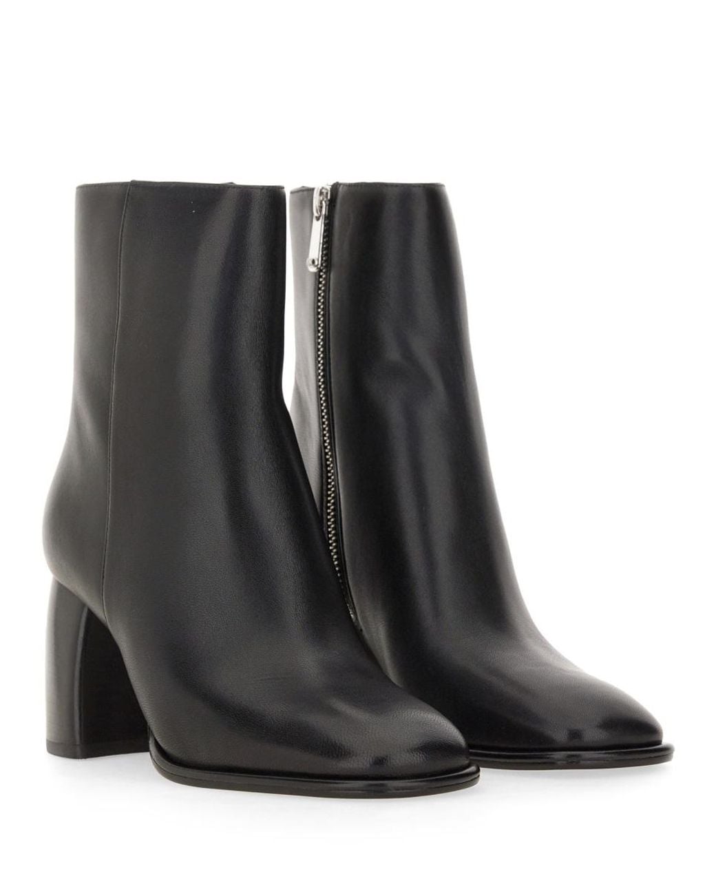MICHAEL Michael Kors Black Ankle Boot Maude Sheep Leather