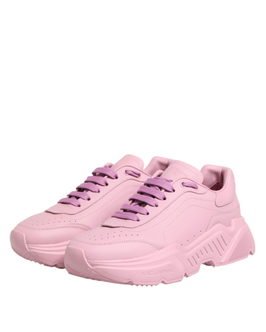 Dolce & Gabbana Pink Daymaster Sneakers Leather for men