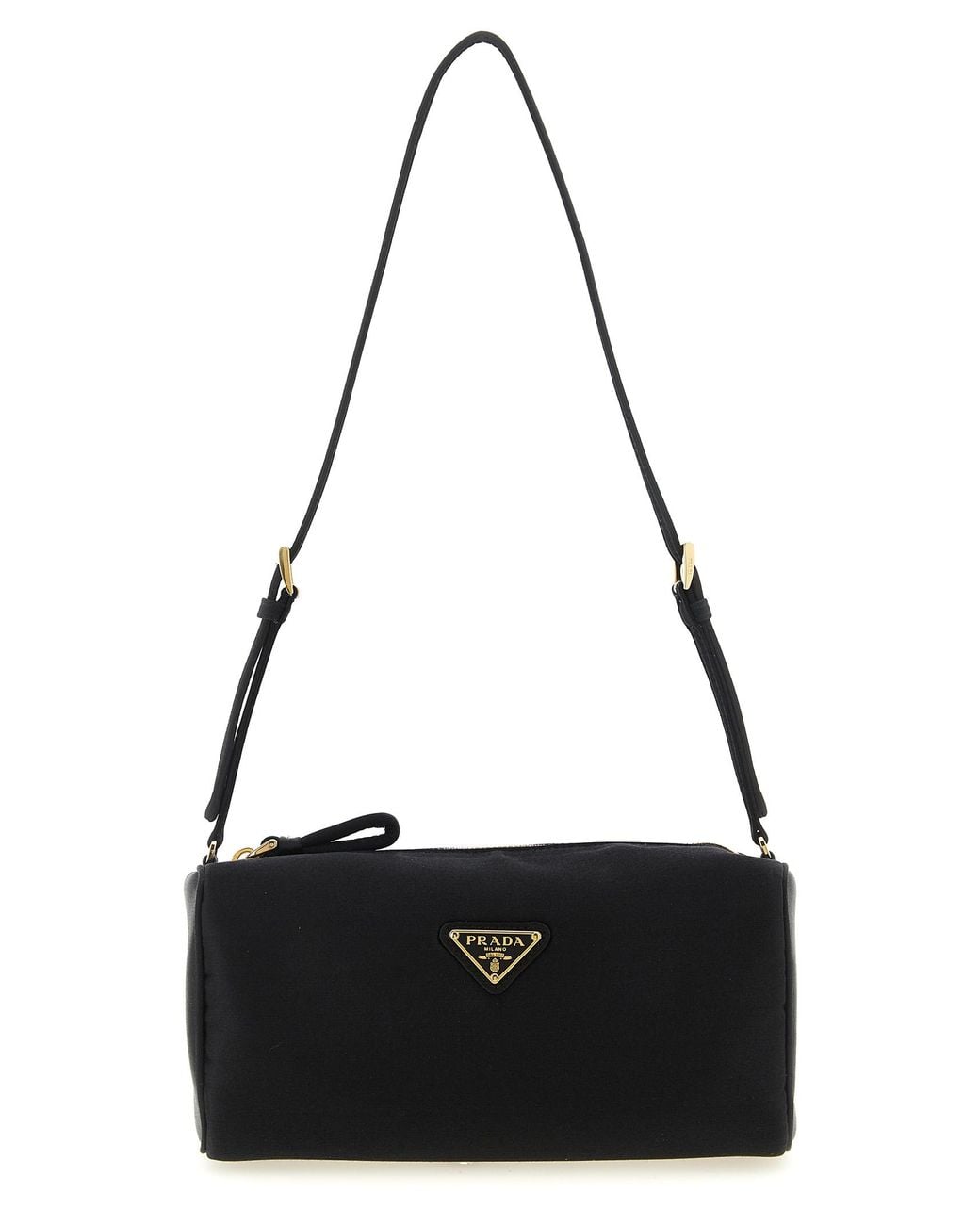 Prada Black Viscose Shoulder Bag