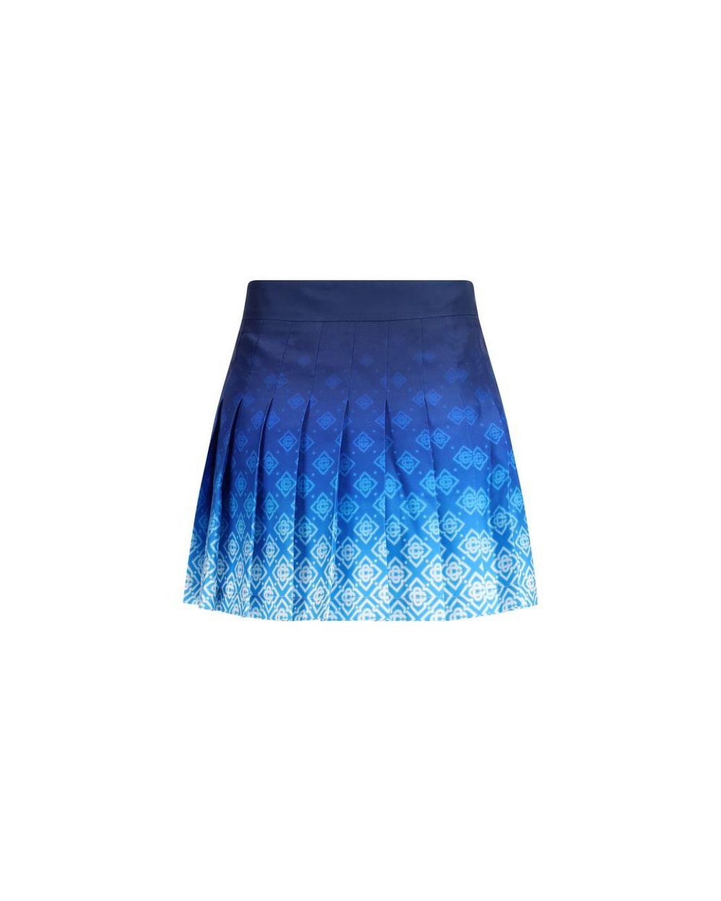 Casablanca Blue Silk Mini Skirt