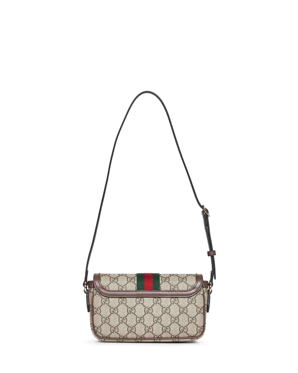 Gucci White And Dark Ophidia Mini Shoulder Bag