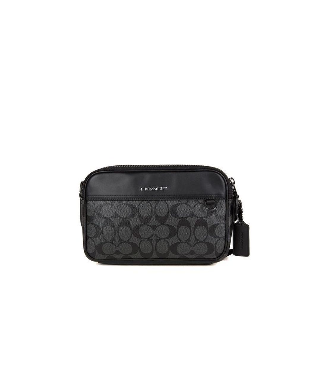 COACH Black Crossbody Bag- Calf Leather Crossbody-Bags