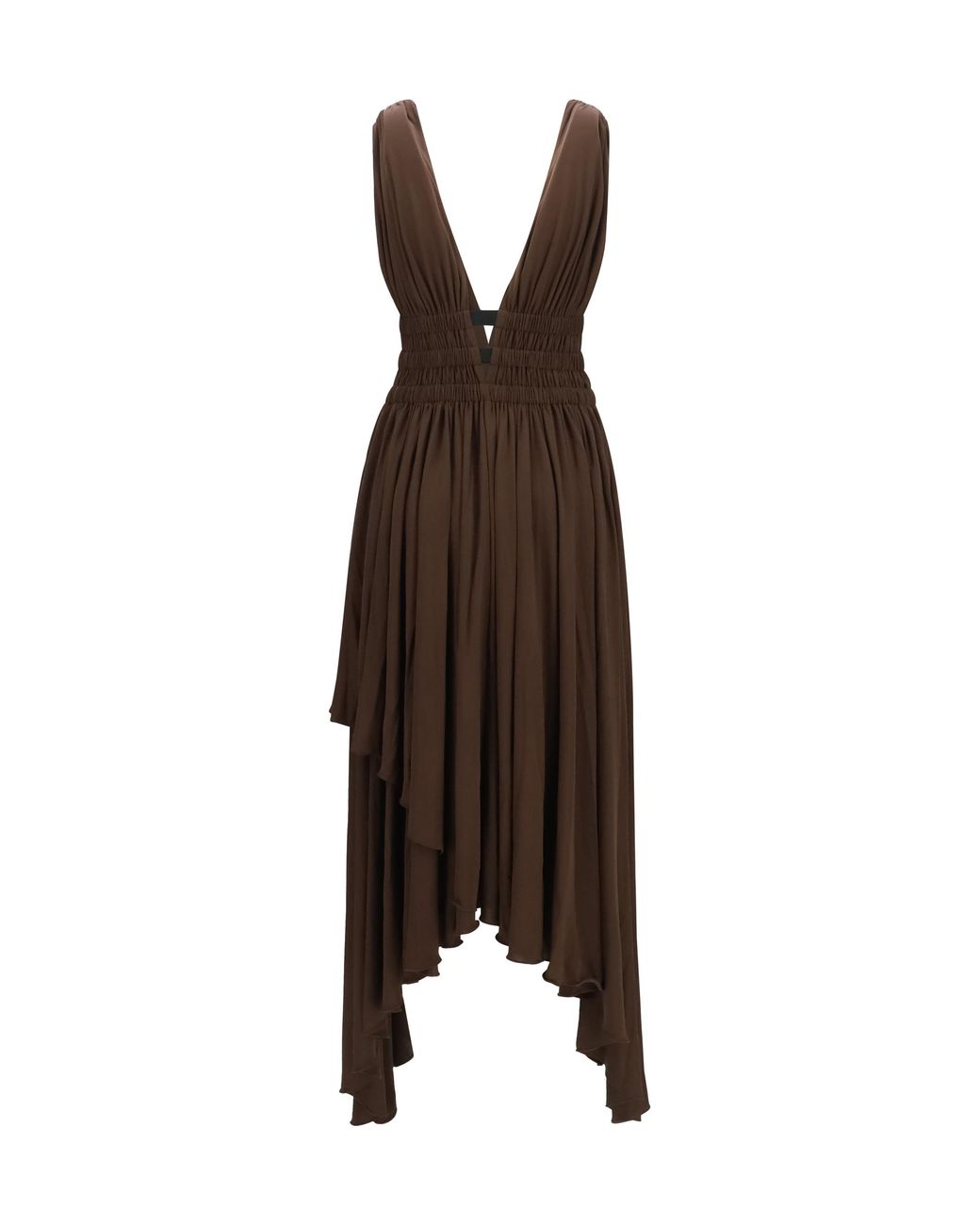 Alaïa Brown Dress Deesse Viscose