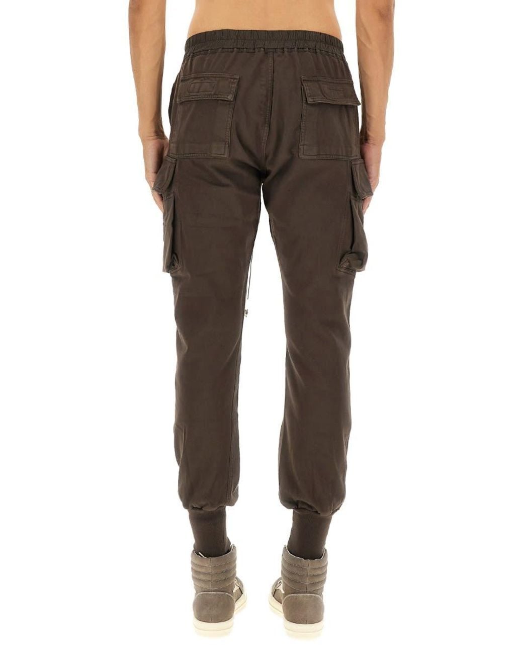 Rick Owens Brown "Mastodon Cut" Pants for men