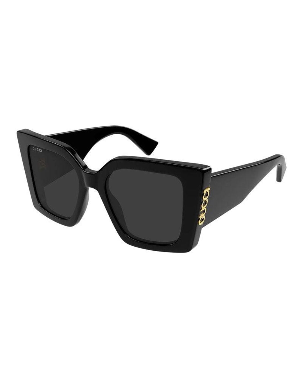 Gucci Black Sunglasses Butterfly Full Rim, Frame And Lens Gg2039S001