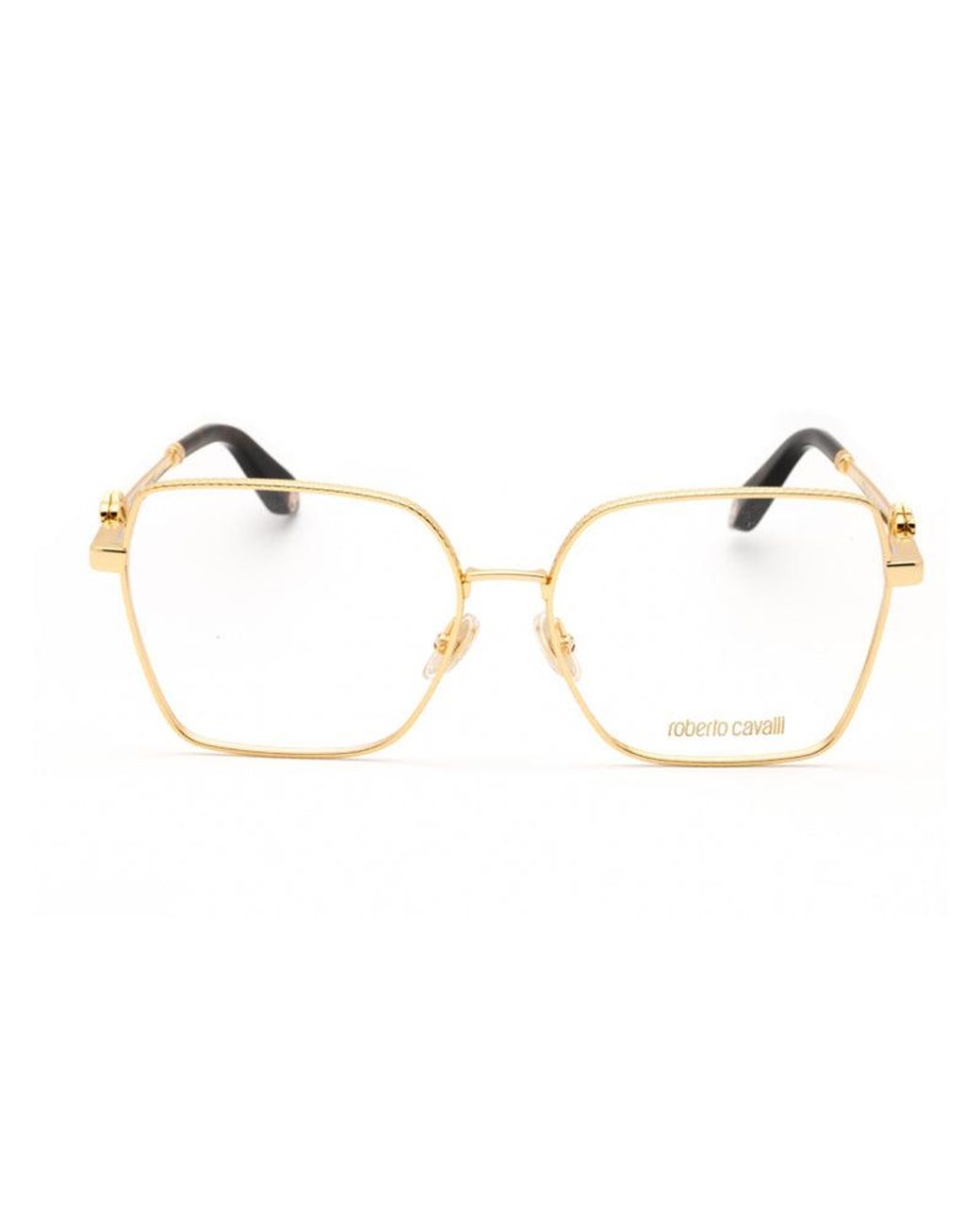Roberto Cavalli Metallic Frame And Lens Eyeglasses
