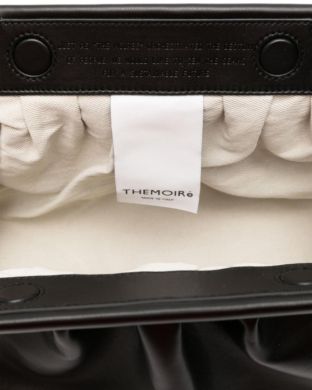 THEMOIRÈ Black Handbag Bios Medium Polyurethane Hand Bags