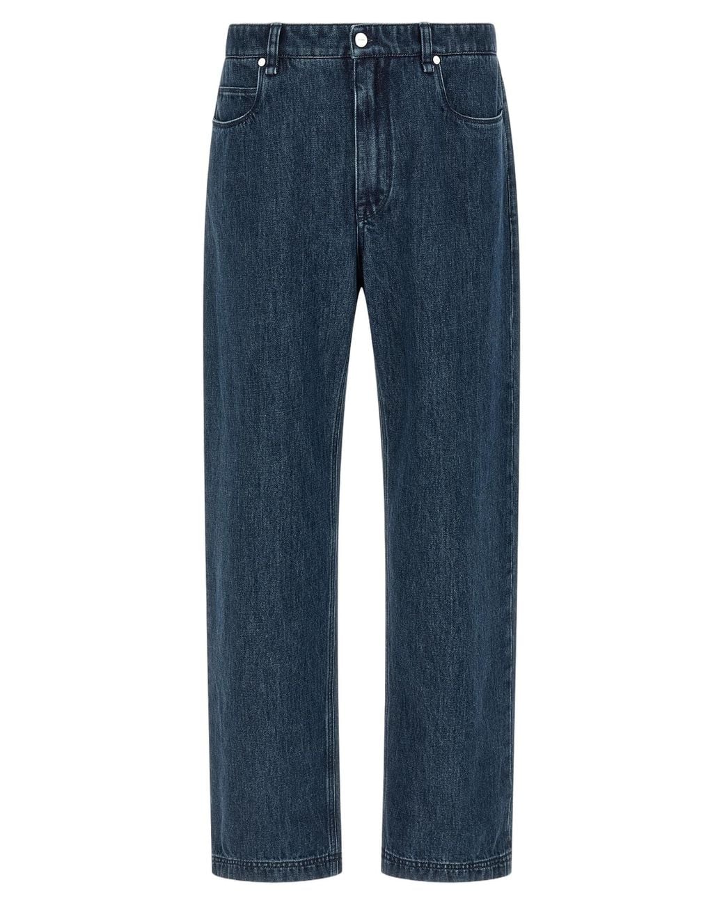 Fendi Blue Fendi Flared Cotton Jeans for men