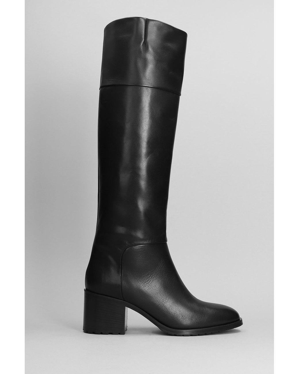 Fabio Rusconi High Heels Boots In Black Leather | Lyst