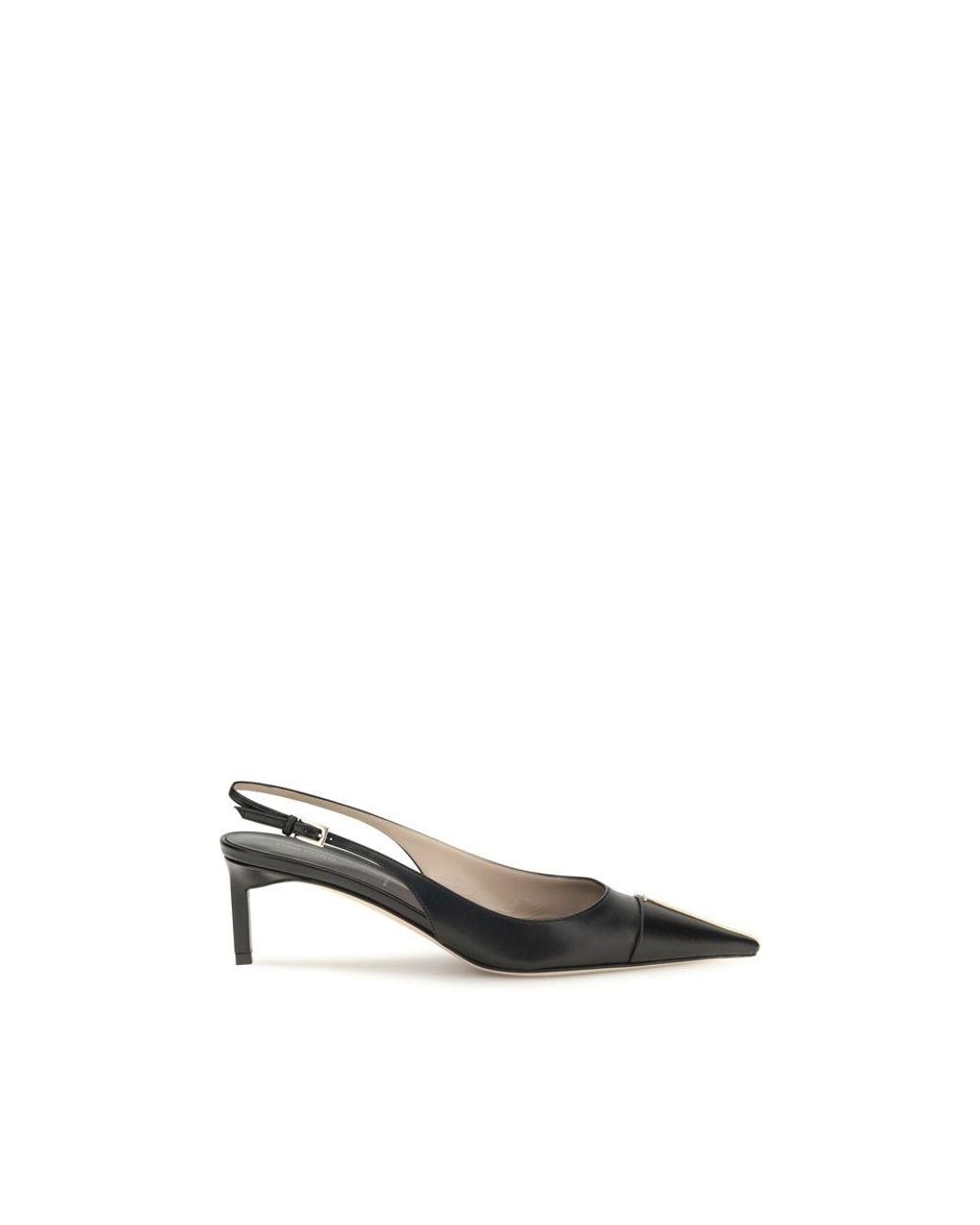 Tom Ford Multicolor Black Calf Leather Bos Taurus Mid Heel Pumps