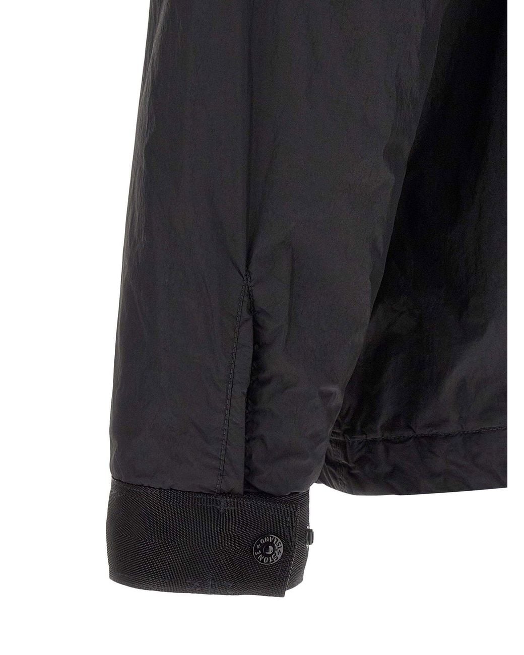 Stone Island Blue Lightweight Technical Nylon Jacket for men
