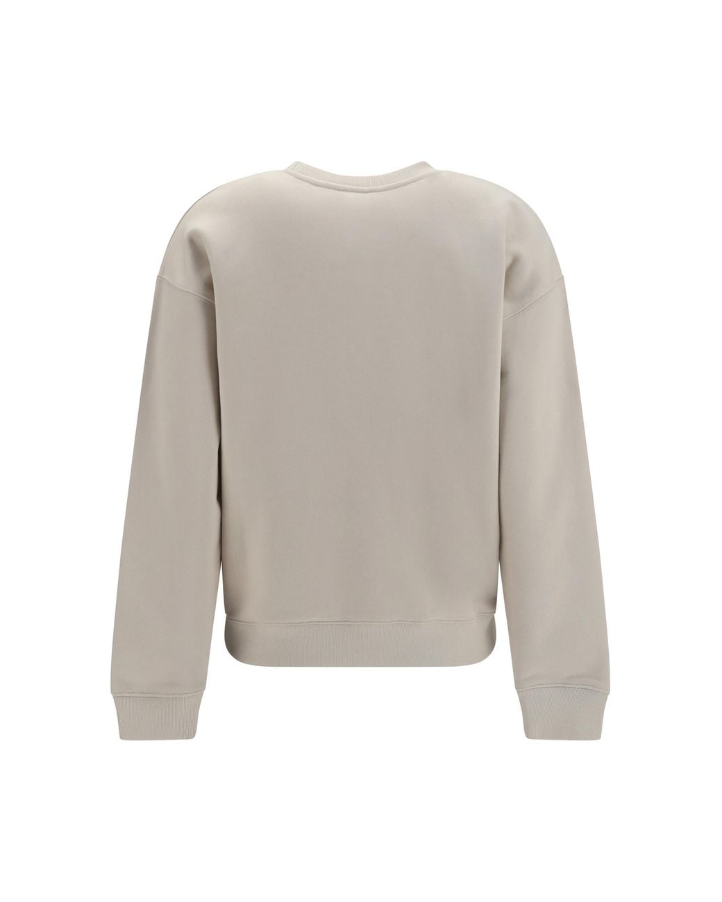 Maison Kitsuné Natural Crewneck Sweatshirt Chillax Fox Comfort Cotton Sweater