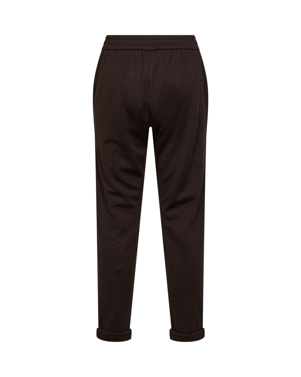 Brunello Cucinelli Black Shiny Pocket Detail Trousers