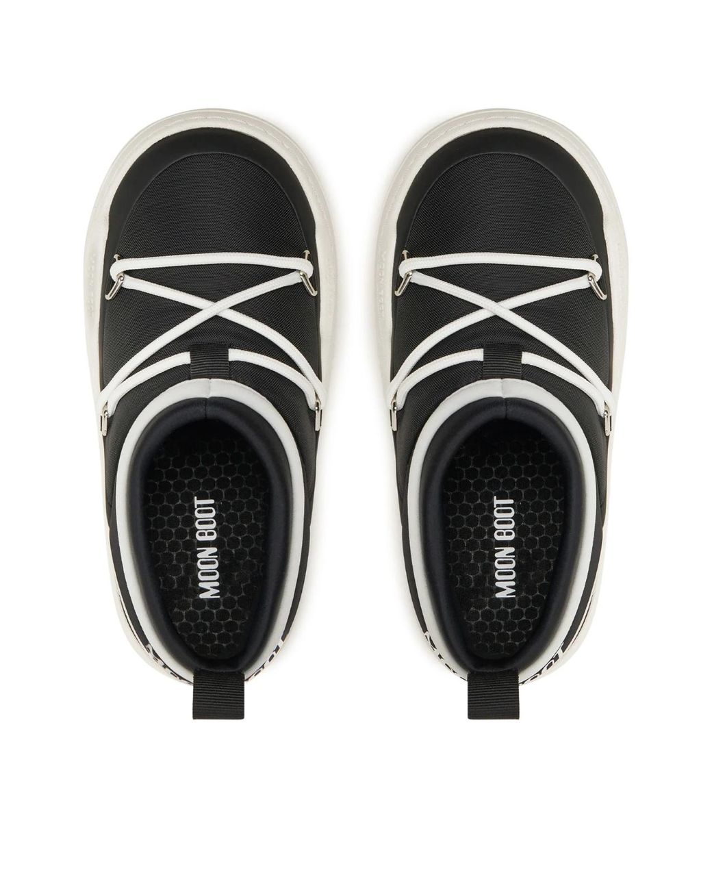 Moon Boot Black Park Icon Slip-On Sneakers