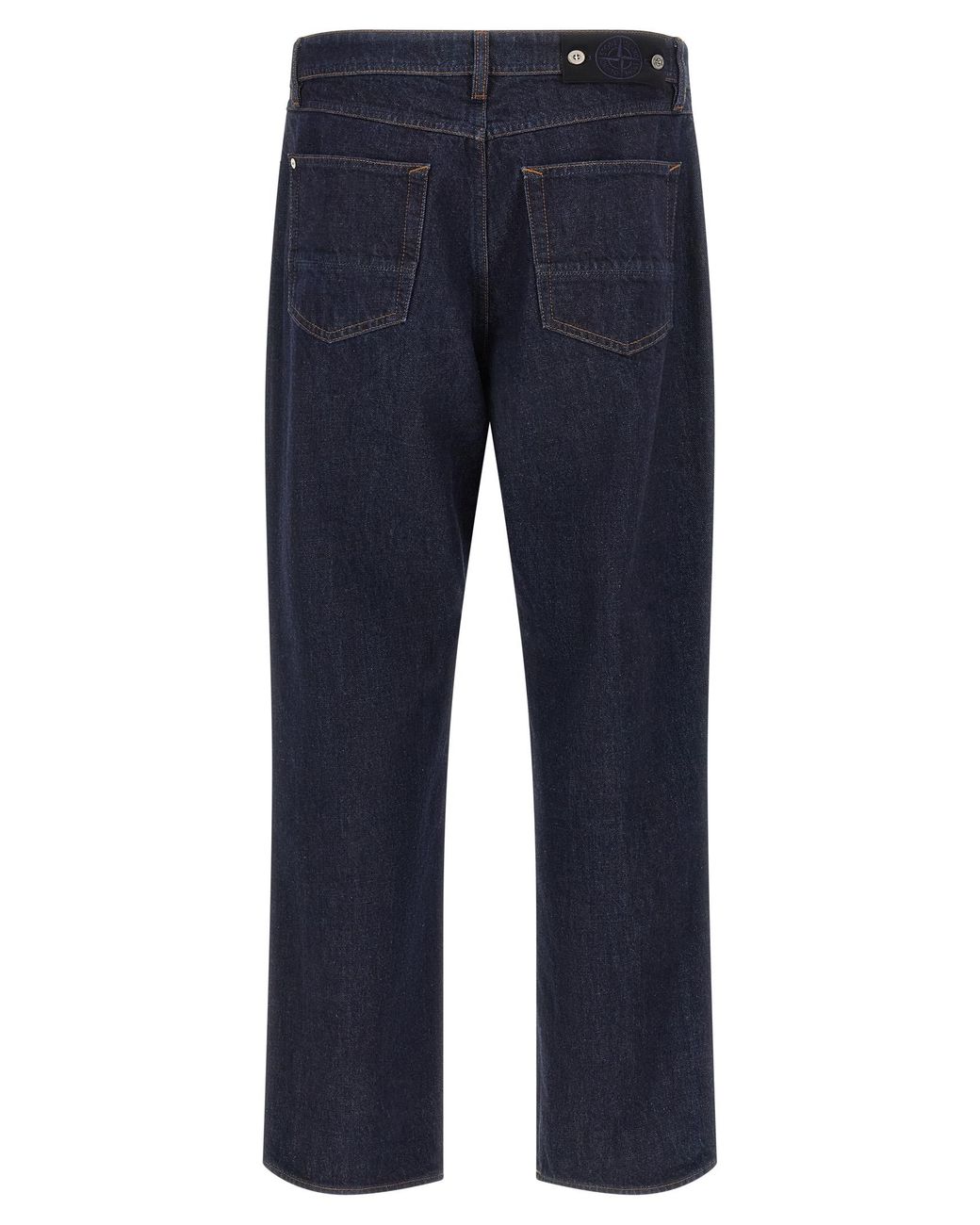 Stone Island Blue Denim-Rinsed' Jeans for men