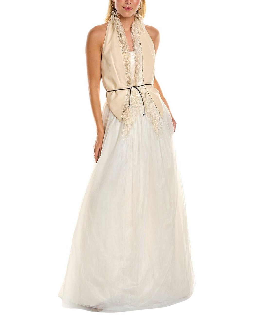 Brunello Cucinelli Natural Dress Mpbriav903_C2350