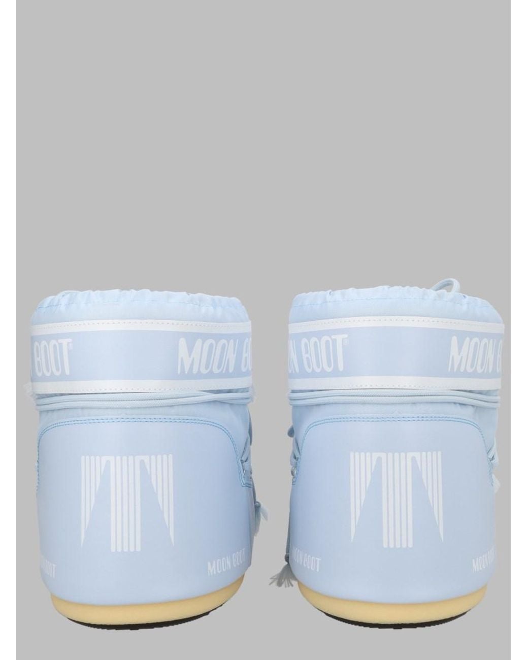 Moon Boot Blue Ankle Boots Icon Low Polyamide