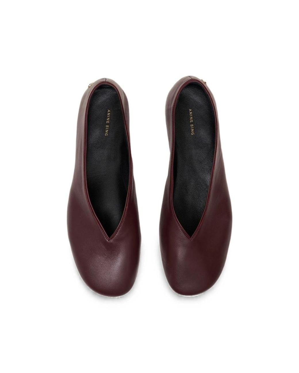 Anine Bing Red Ana Flats