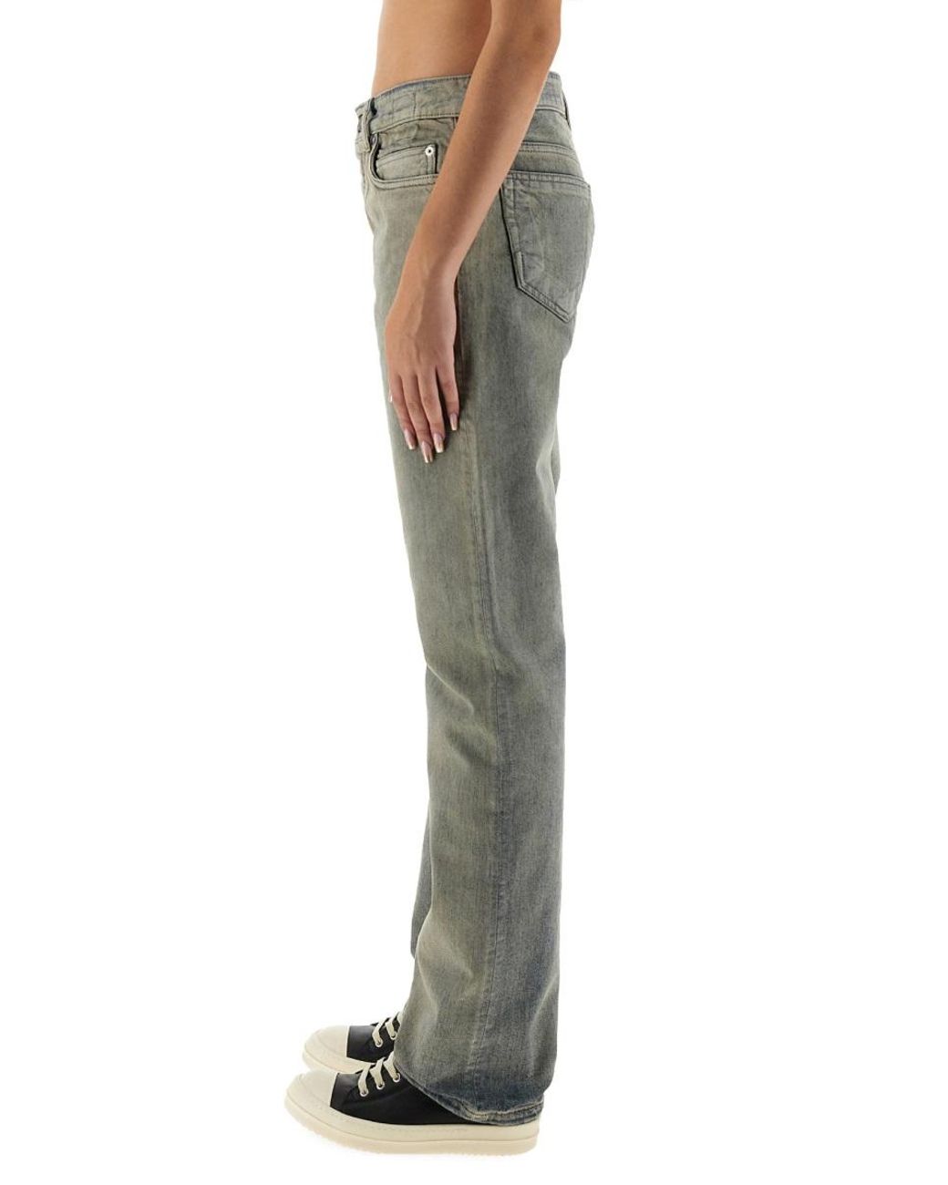 Rick Owens Green Rick Owens Drkshdw Jeans