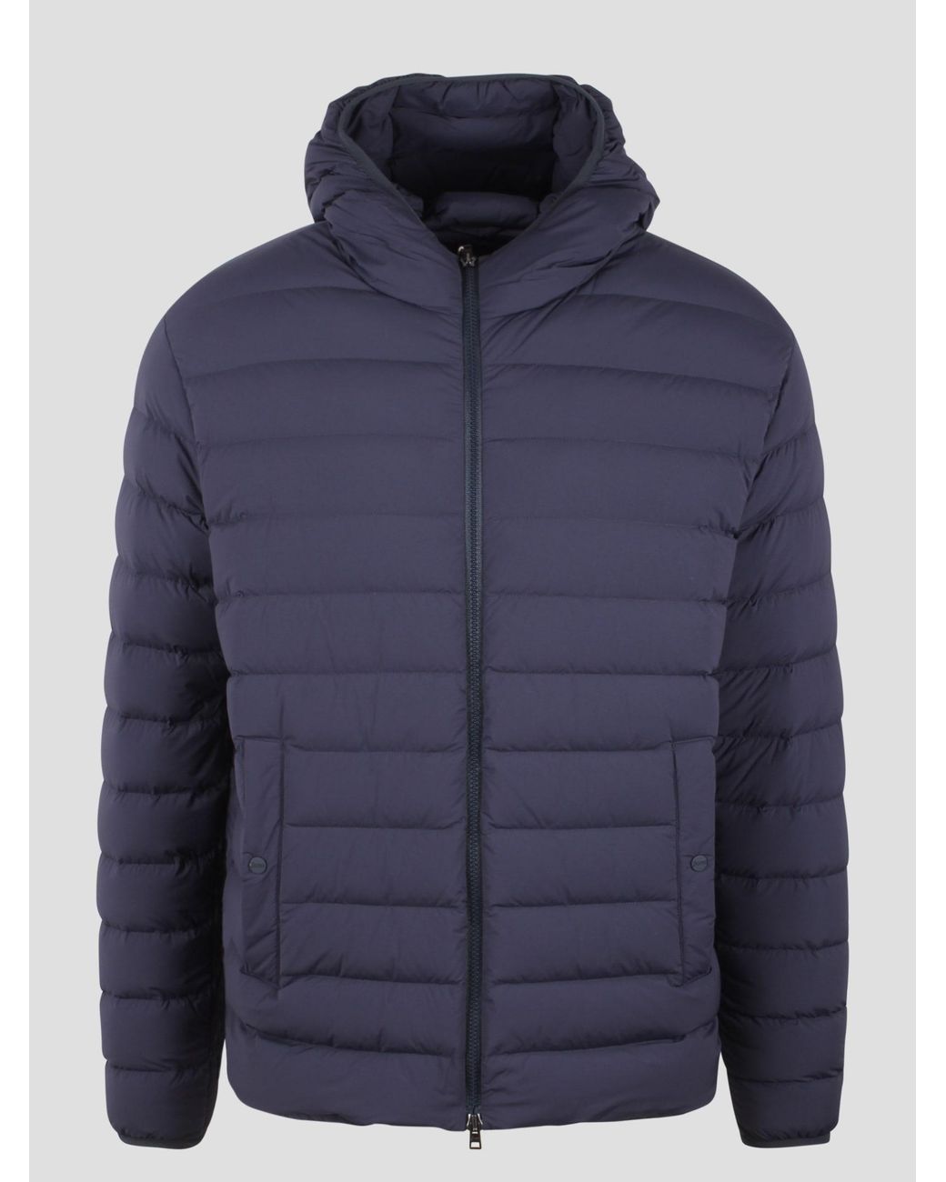 Herno Light Nylon Stretch Resort Bomber Jacket in Blue for Men Lyst UK