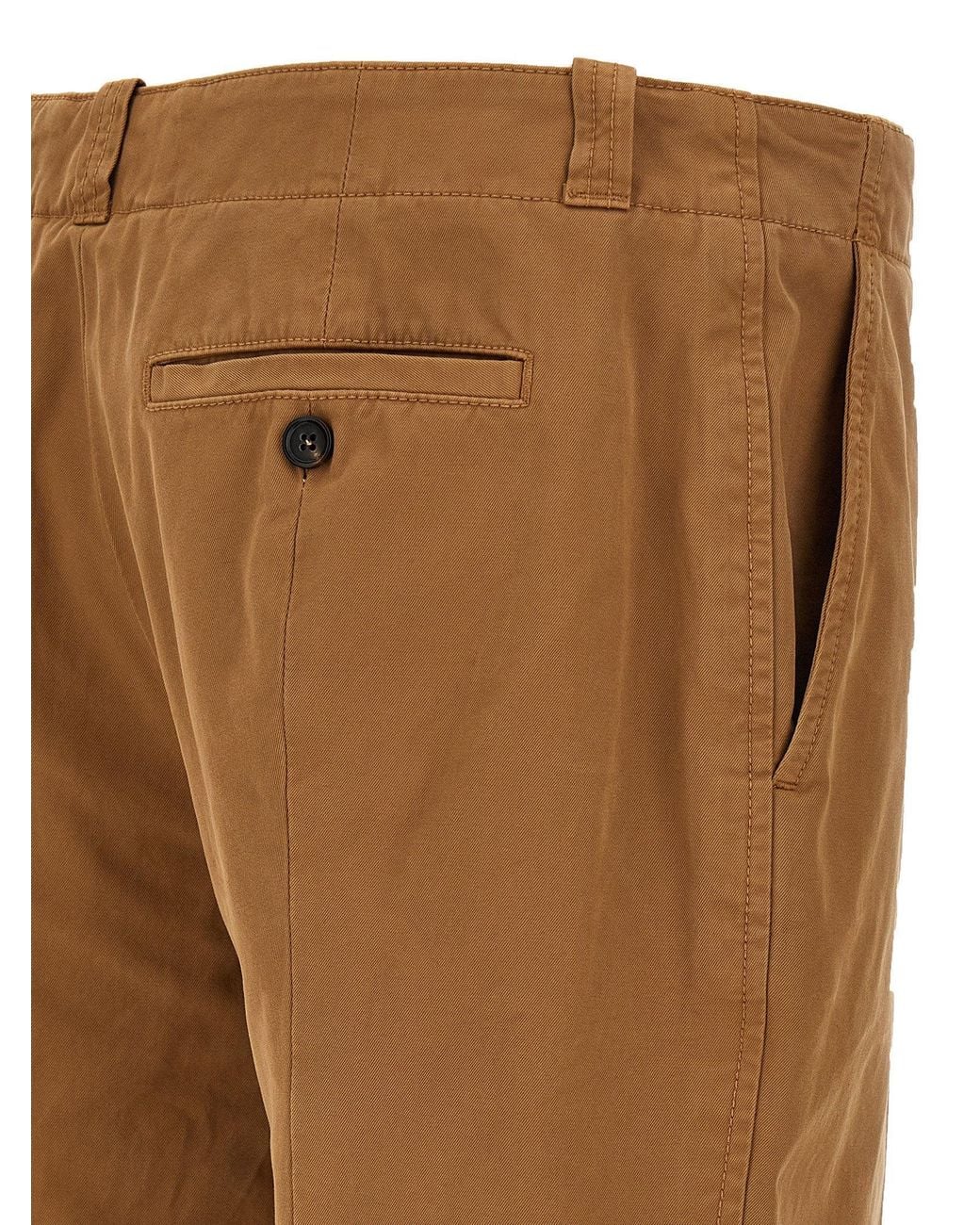 McQueen Brown Organic Cotton Chinos for men