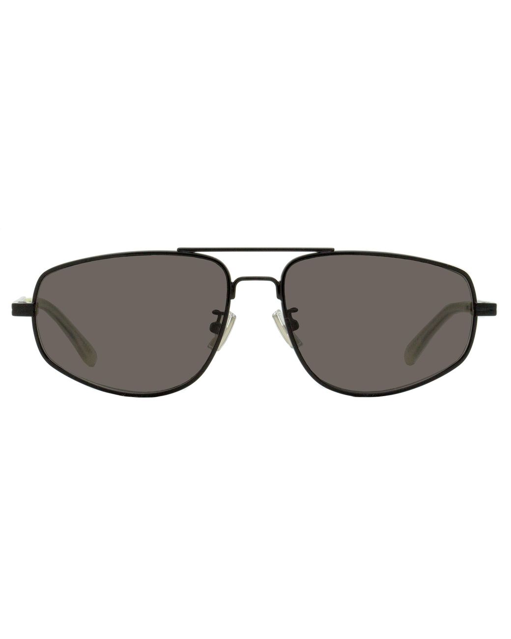 Bottega Veneta Black Tapered Pilot Sunglasses Bv1125S 001 59Mm Metal for men