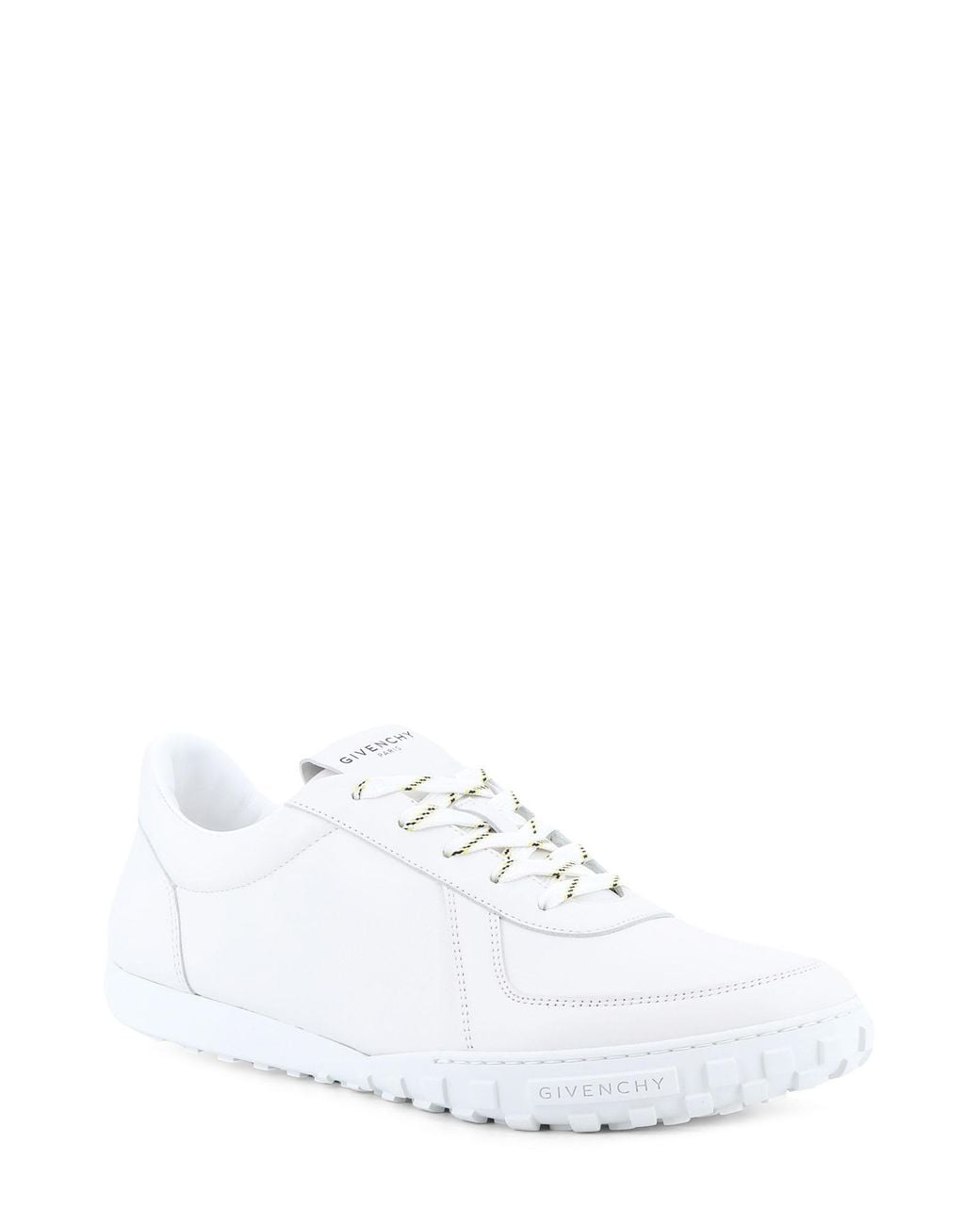 Givenchy White Glide Runner Leather Sneakers for men